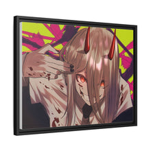 Load image into Gallery viewer, Anime Chainsaw Man Canvas Framed Art Print
