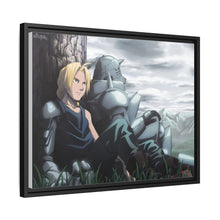 Load image into Gallery viewer, Alphonse Elric Edward Elric Canvas Framed Art Print
