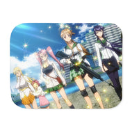 Highschool Of The Dead Sherpa Blanket