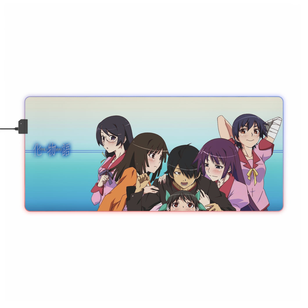Monogatari (Series) RGB LED Mouse Pad (Desk Mat)
