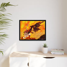 Load image into Gallery viewer, Fairy Tail Natsu Dragneel Canvas Framed Art Print
