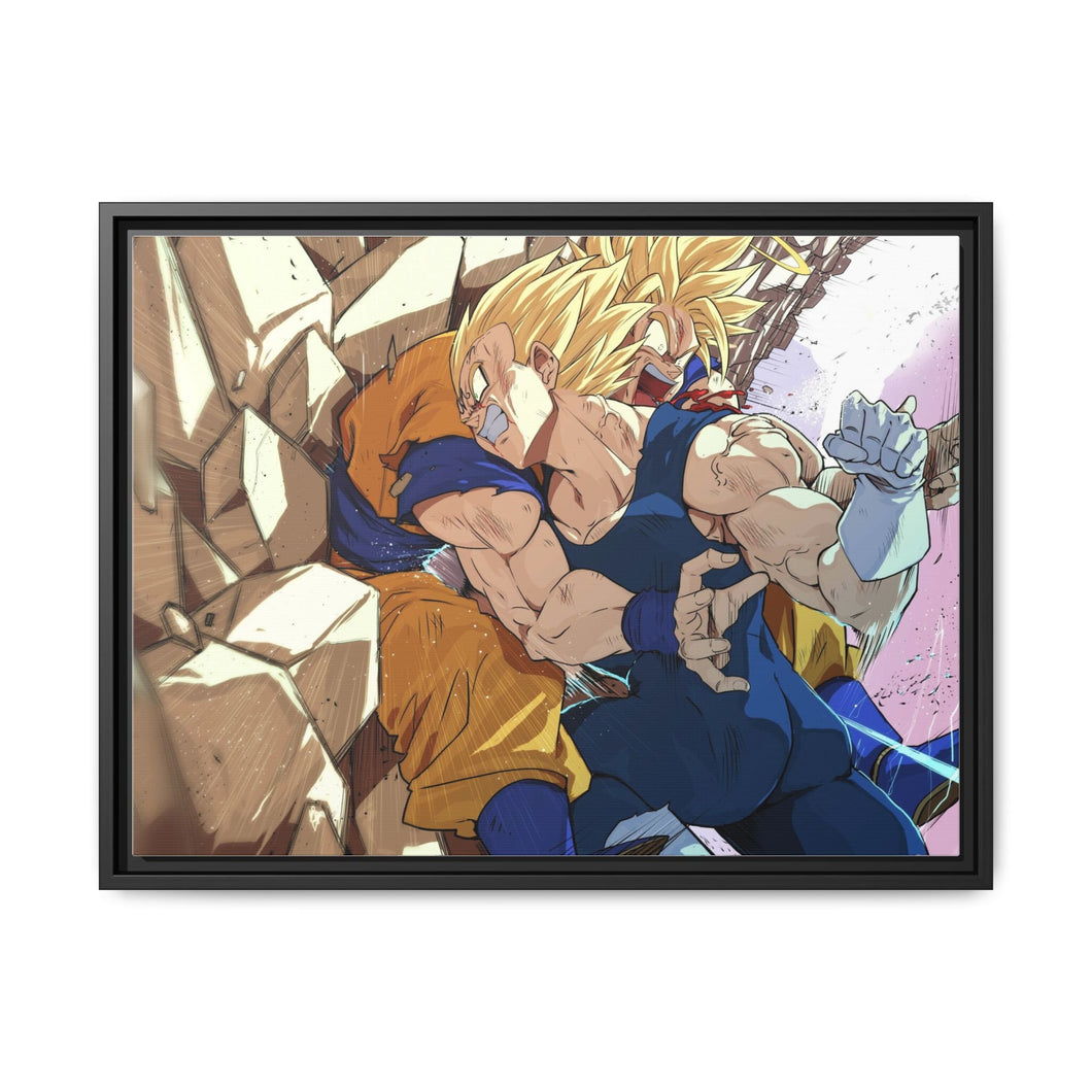 Anime Dragon Ball Canvas Framed Art Print