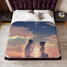 Load image into Gallery viewer, Taki and Mitsuha (Your Name) Sherpa Blanket
