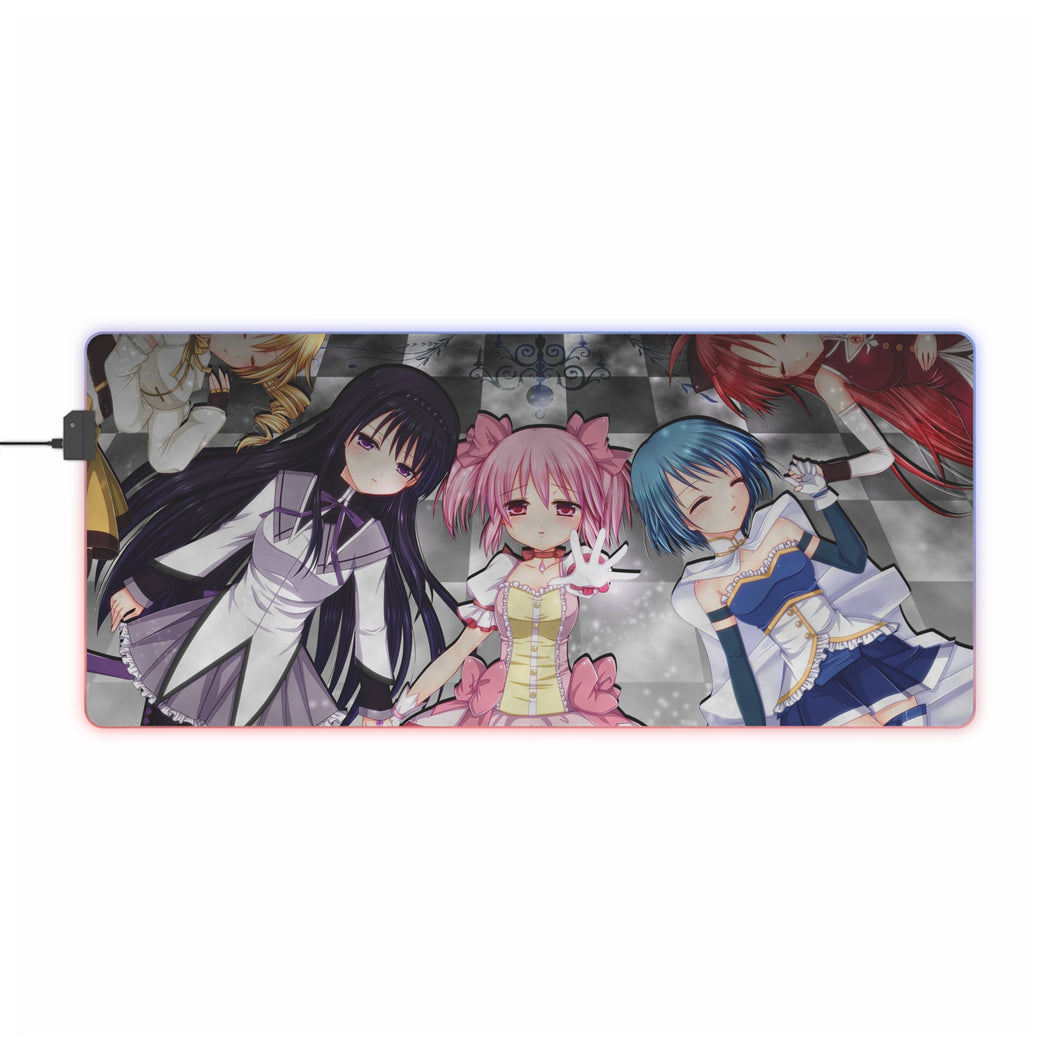 Puella Magi Madoka Magica RGB LED Mouse Pad (Desk Mat)
