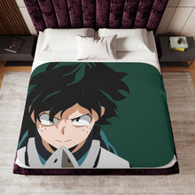 Load image into Gallery viewer, Izuku Midoriya - Boku no Hero Academia Sherpa Blanket
