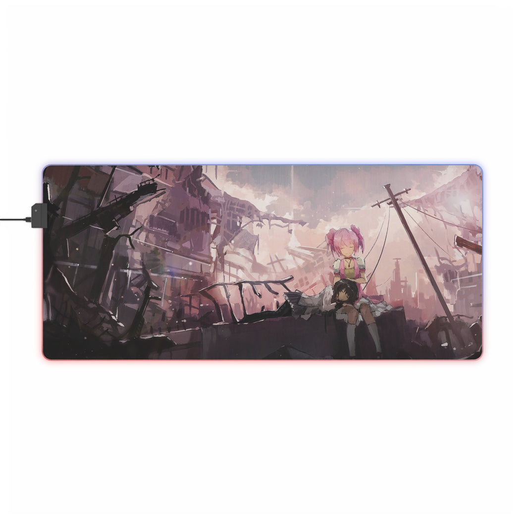 Puella Magi Madoka Magica RGB LED Mouse Pad (Desk Mat)