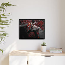 Load image into Gallery viewer, Anime Chainsaw Man Canvas Framed Art Print
