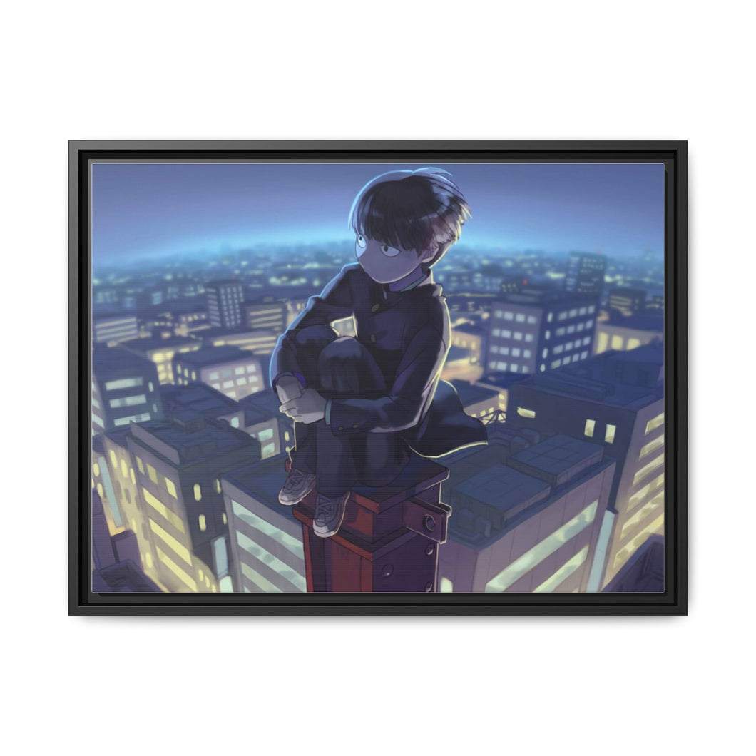 Mob Psycho 100 Shigeo Kageyama Canvas Framed Art Print