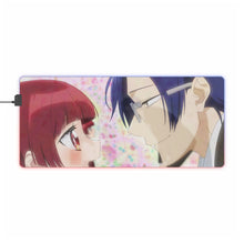 Load image into Gallery viewer, Yaeka and Kirishima Together RGB LED Mouse Pad (Desk Mat)

