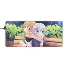 Load image into Gallery viewer, Is The Order A Rabbit? RGB LED Mouse Pad (Desk Mat)
