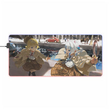 Load image into Gallery viewer, Gawr Gura &amp; Watson Amelia RGB LED Mouse Pad (Desk Mat)
