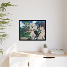 Load image into Gallery viewer, Blue Exorcist Rin Okumura, Kuro, Shiemi Moriyama Canvas Framed Art Print
