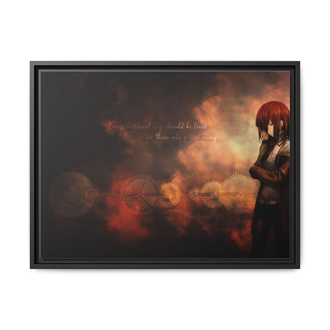 Steins Gate - Kurisu Makise Canvas Framed Art Print