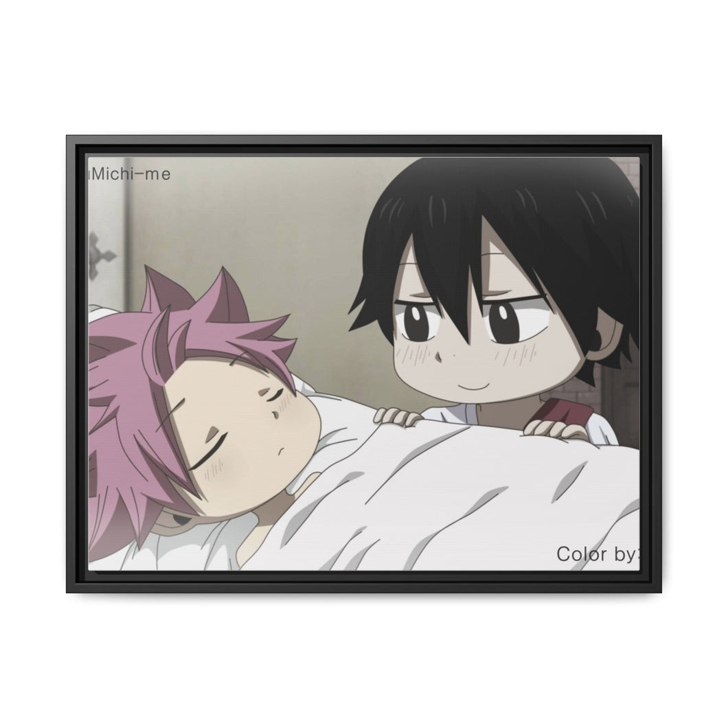 Fairy Tail Natsu Dragneel Canvas Framed Art Print