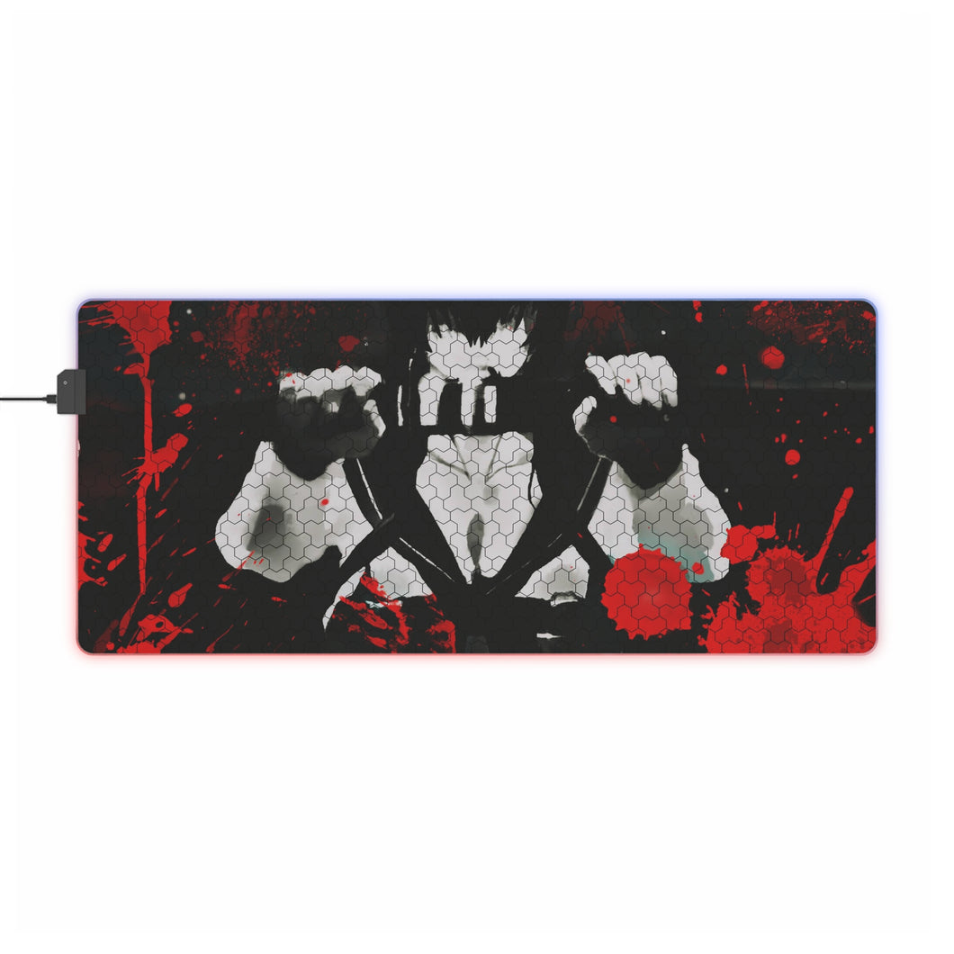 Anime katana RGB LED Mouse Pad (Desk Mat)