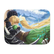 Kirito and Leafa Sherpa Blanket