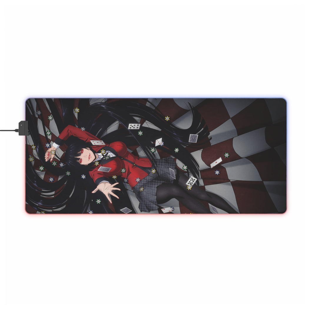 Kakegurui Yumeko Jabami RGB LED Mouse Pad (Desk Mat)