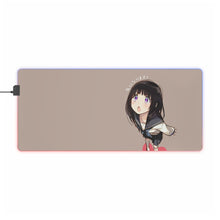 Load image into Gallery viewer, Eru Chitanda  Looking up RGB LED Mouse Pad (Desk Mat)

