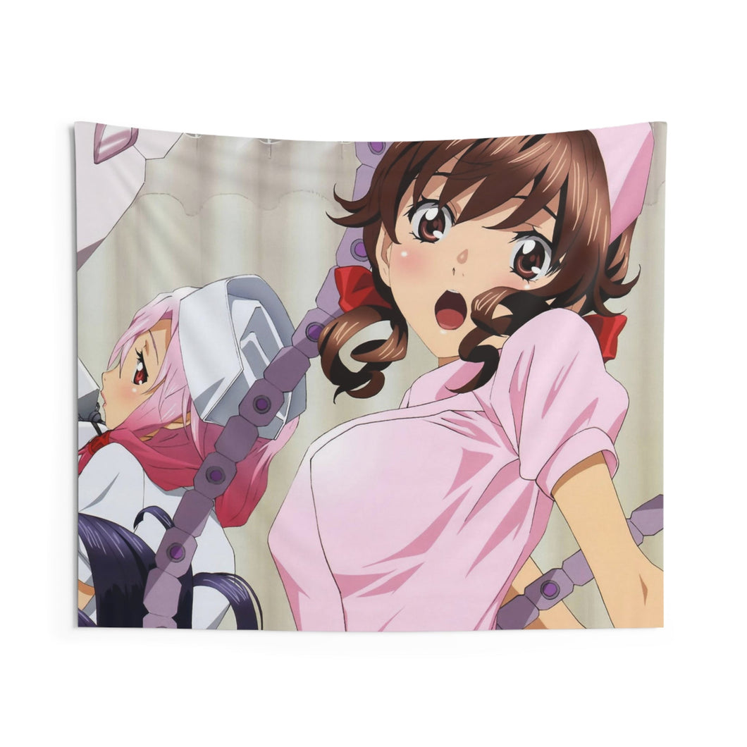 Guilty Crown Inori Yuzuriha, Hare Menjou Indoor Wall Tapestry