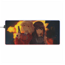 Load image into Gallery viewer, Lycoris Recoil Takina Inoue, Chisato Nishikigi RGB LED Mouse Pad (Desk Mat)
