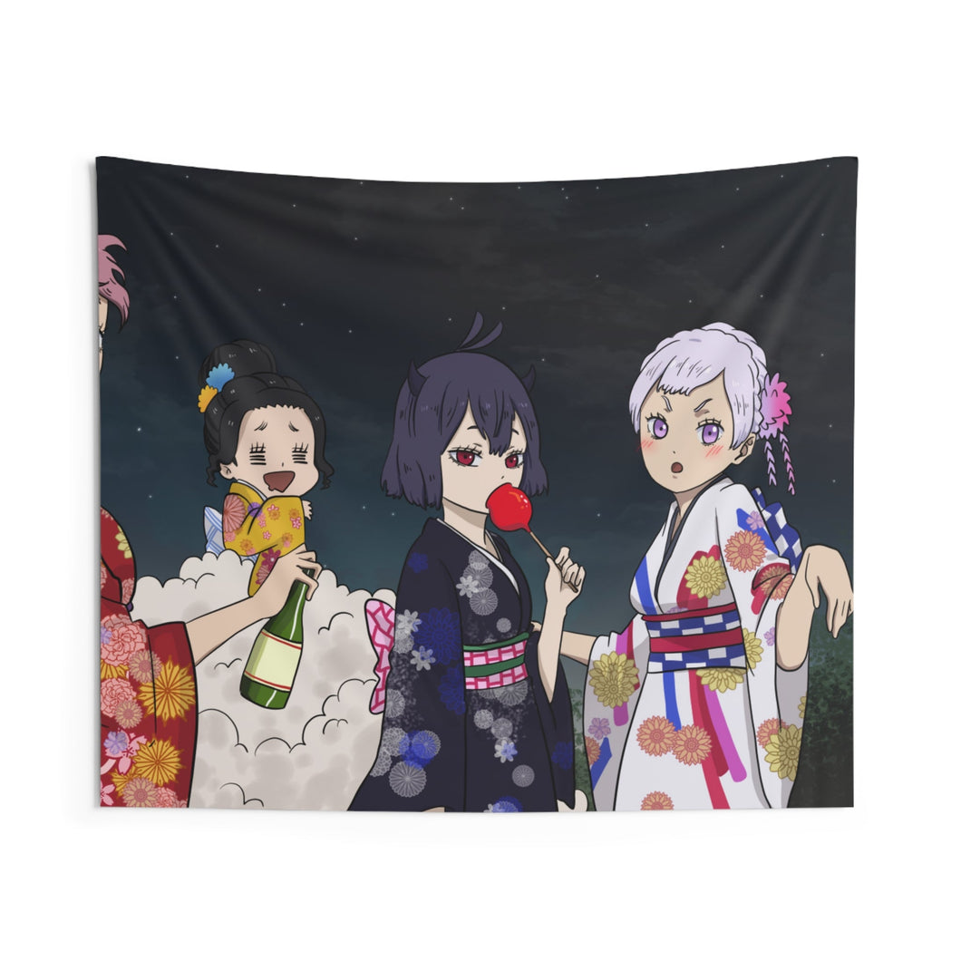 Black Clover Noelle Silva, Nero Indoor Wall Tapestry