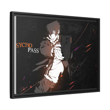 Load image into Gallery viewer, Shinya Kogami With His dominator Canvas Framed Art Print
