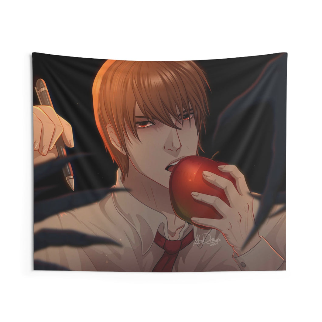 Death Note Light Yagami Indoor Wall Tapestry
