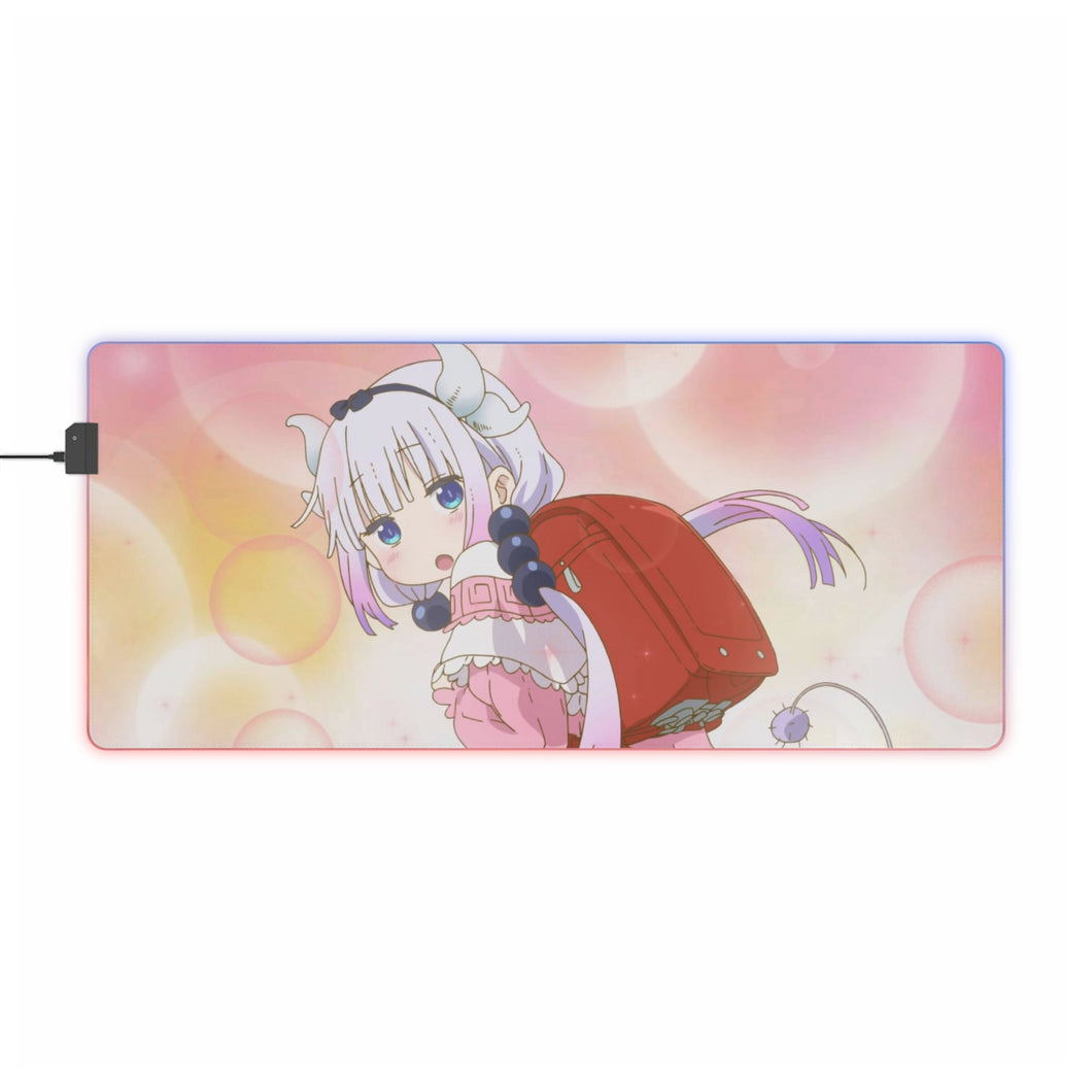 Miss Kobayashi's Dragon Maid Kanna Kamui, Kobayashi San Chi No Maid Dragon RGB LED Mouse Pad (Desk Mat)