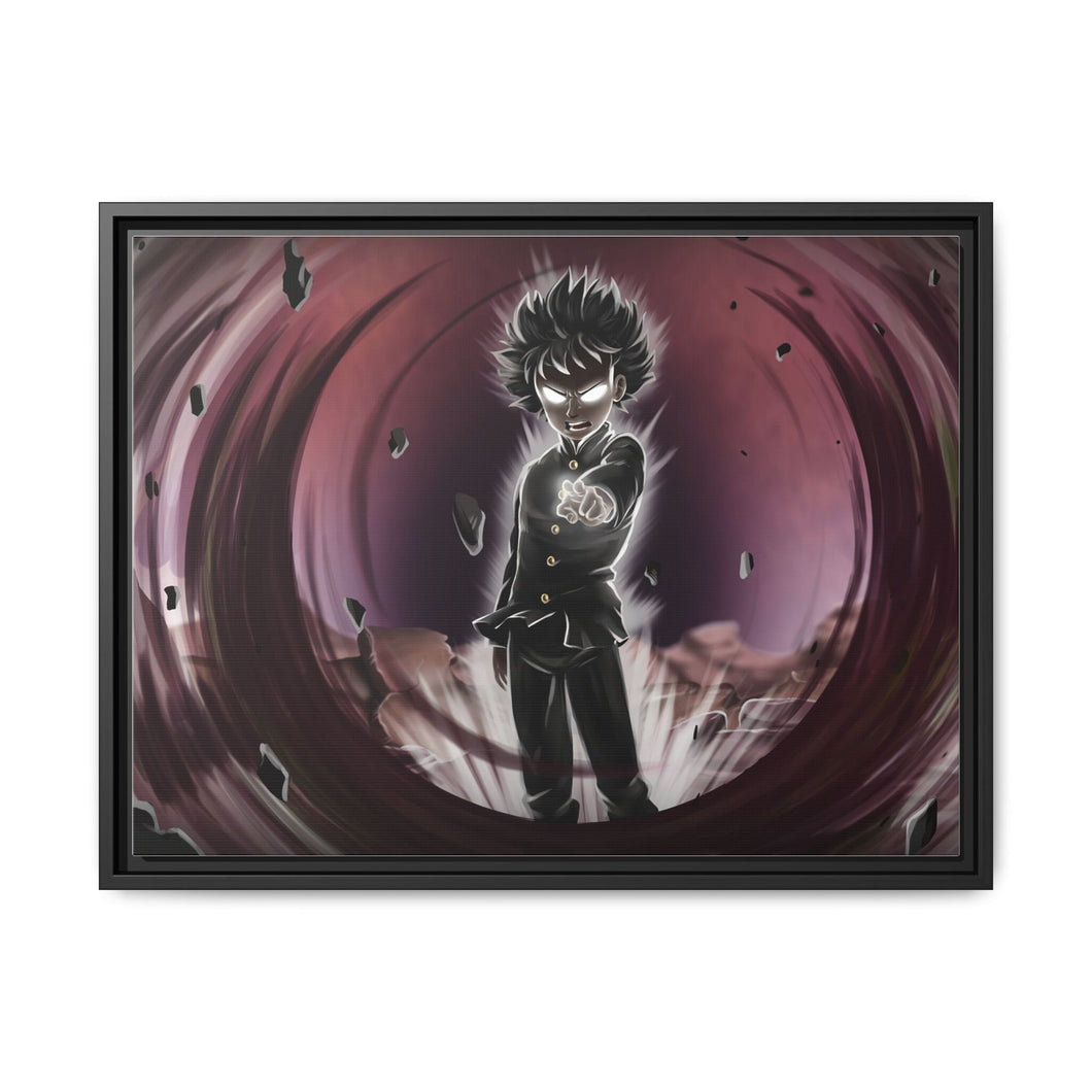 100% Rage Canvas Framed Art Print