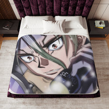 Load image into Gallery viewer, Anime Dr. Stone Sherpa Blanket
