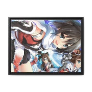 Anime Kantai Collection Canvas Framed Art Print