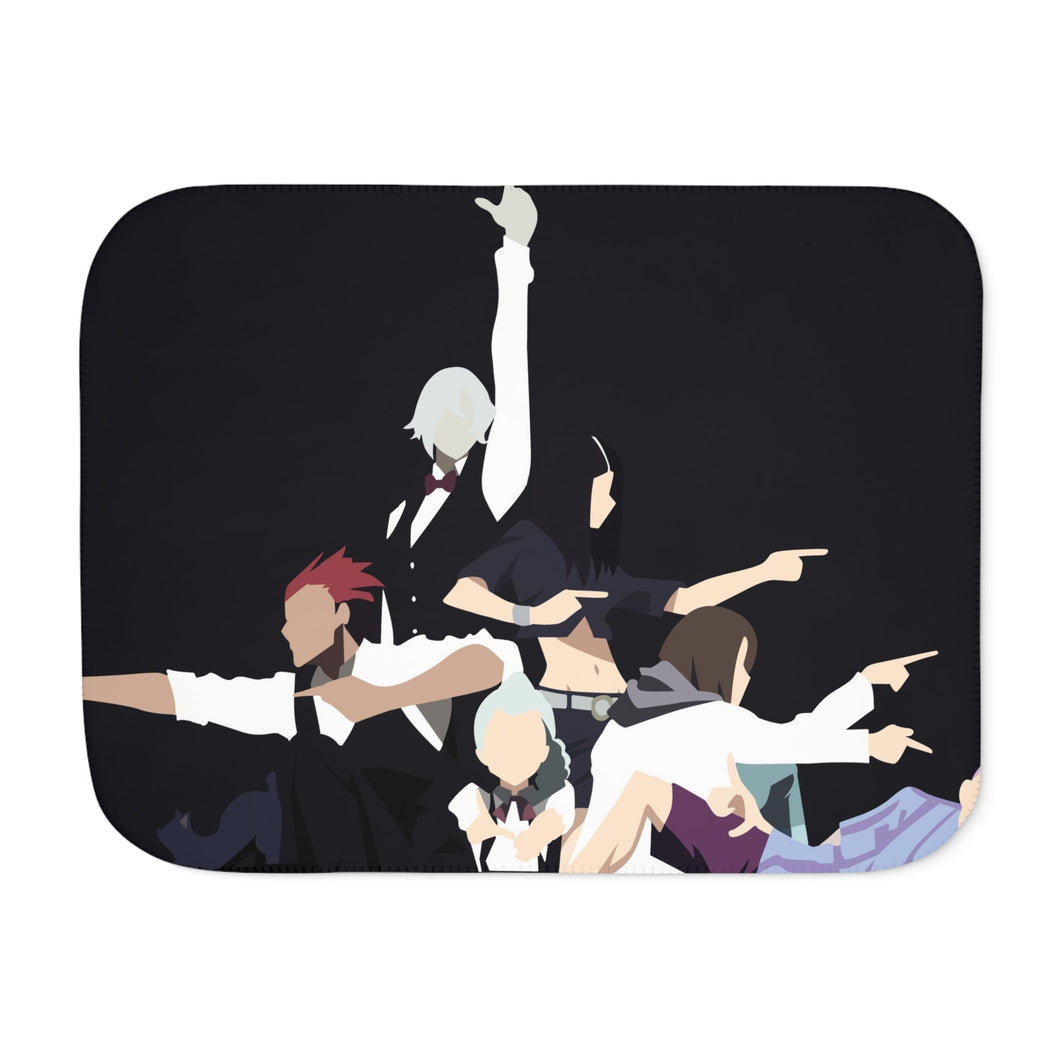 Death Parade Minimalist V1 Sherpa Blanket