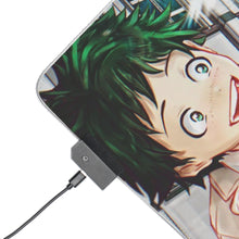 Load image into Gallery viewer, My Hero Academia Izuku Midoriya RGB LED Mouse Pad (Desk Mat)
