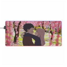 Load image into Gallery viewer, Koe No Katachi Shouko Nishimiya, Shouya Ishida RGB LED Mouse Pad (Desk Mat)
