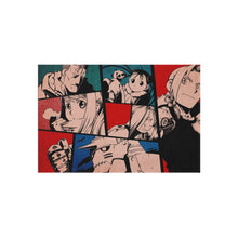 Load image into Gallery viewer, FullMetal Alchemist - Scar , Edward , Alphonse , Winry , Olivier , May  &amp; Shao Rug
