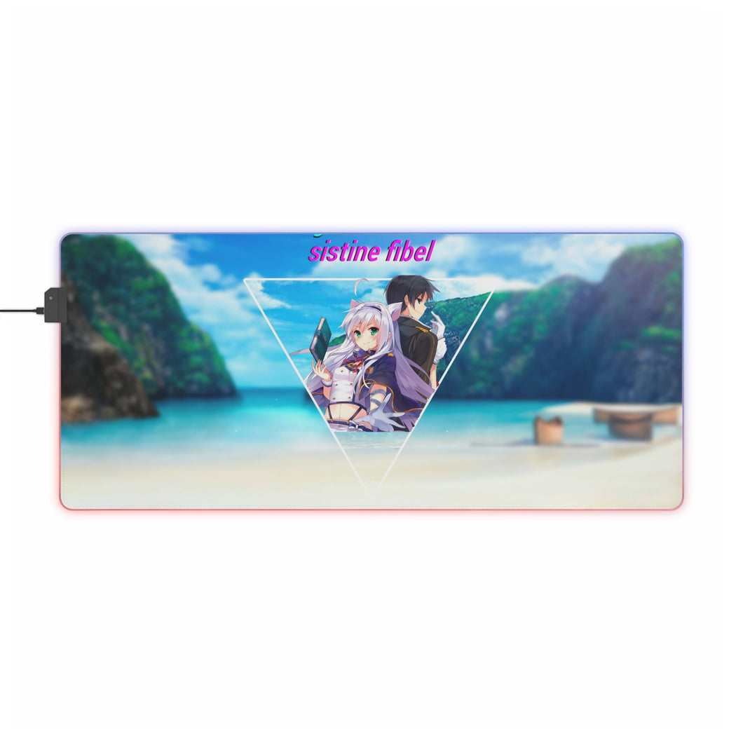 Glennd and Sistine RGB LED Mouse Pad (Desk Mat)