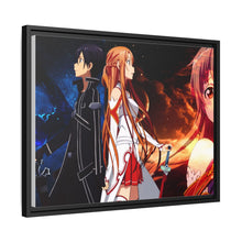 Load image into Gallery viewer, Kirito and Asuna Canvas Framed Art Print
