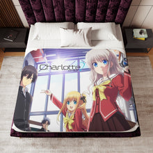 Load image into Gallery viewer, Charlotte Nao Tomori, Joujirou Takajou, Yusa Kurobane Sherpa Blanket
