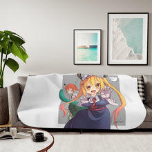 Load image into Gallery viewer, Miss Kobayashi&#39;s Dragon Maid Kobayashi, Kobayashi-san Chi No Maid Dragon, Miss Kobayashi S Dragon Maid, Tohru Sherpa Blanket

