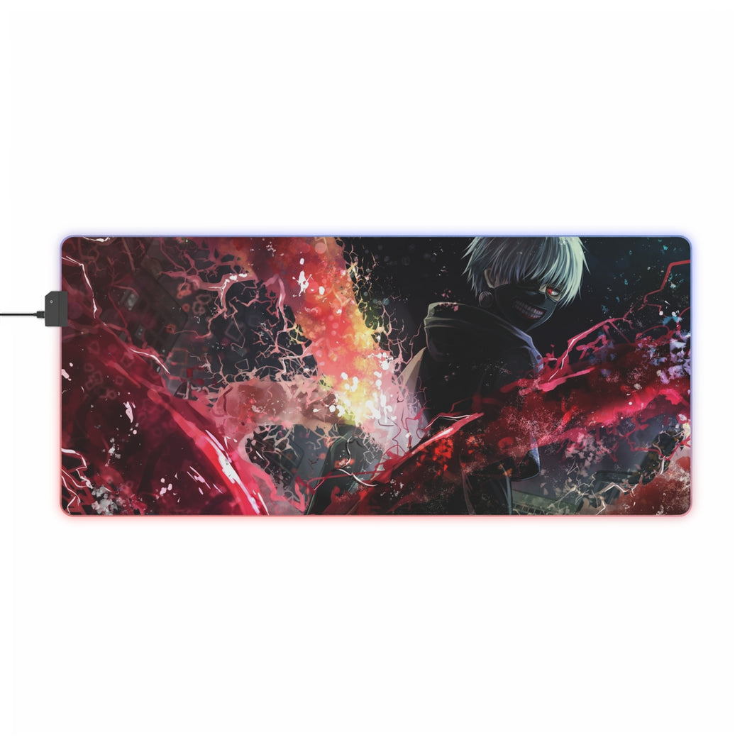 Kaneki Ken ( Tokyo Ghoul) RGB LED Mouse Pad (Desk Mat)
