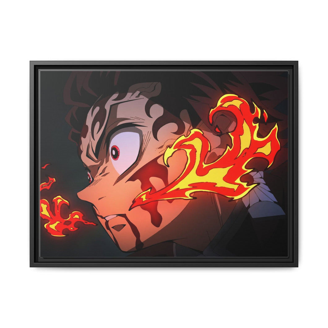 Anime Demon Slayer: Kimetsu no Yaiba Canvas Framed Art Print
