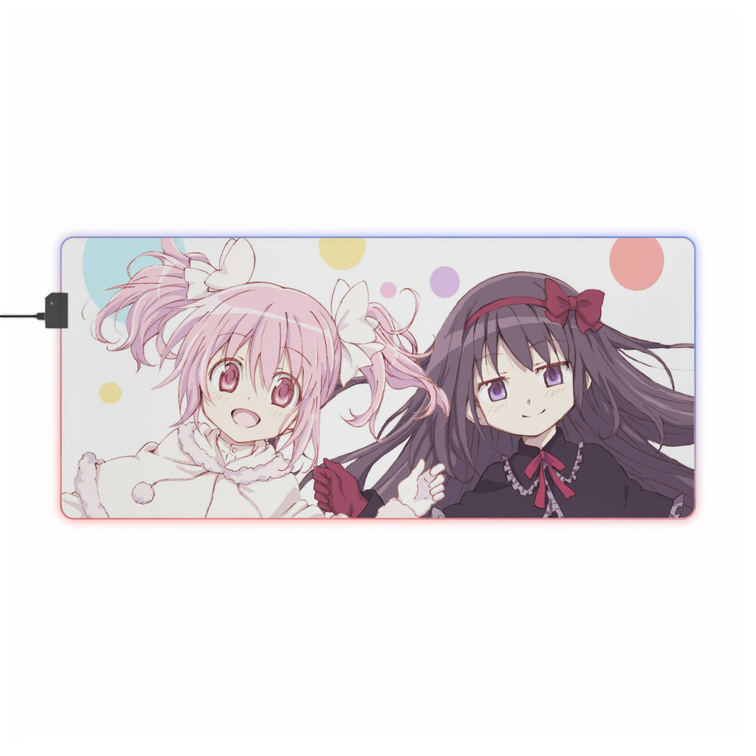 Puella Magi Madoka Magica RGB LED Mouse Pad (Desk Mat)