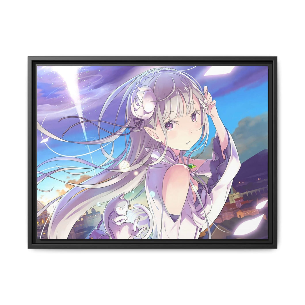 Anime Re:ZERO -Starting Life in Another World- Canvas Framed Art Print