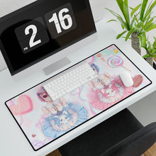 Load image into Gallery viewer, Sisters with pink and blue hairs Mouse Pad (Desk Mat)
