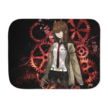 Load image into Gallery viewer, Makise Kurisu Sherpa Blanket
