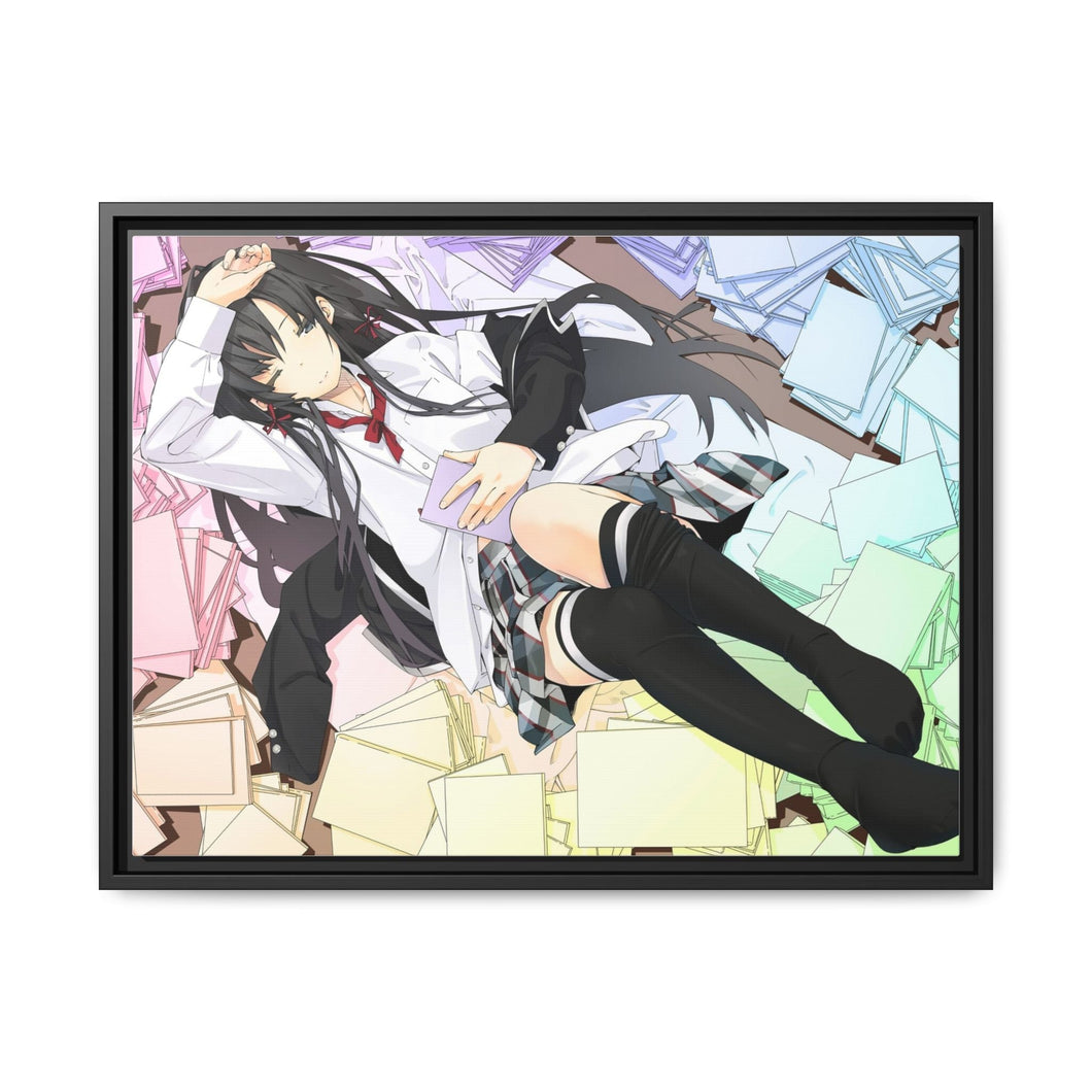 My Teen Romantic Comedy SNAFU Yukino Yukinoshita Canvas Framed Art Print