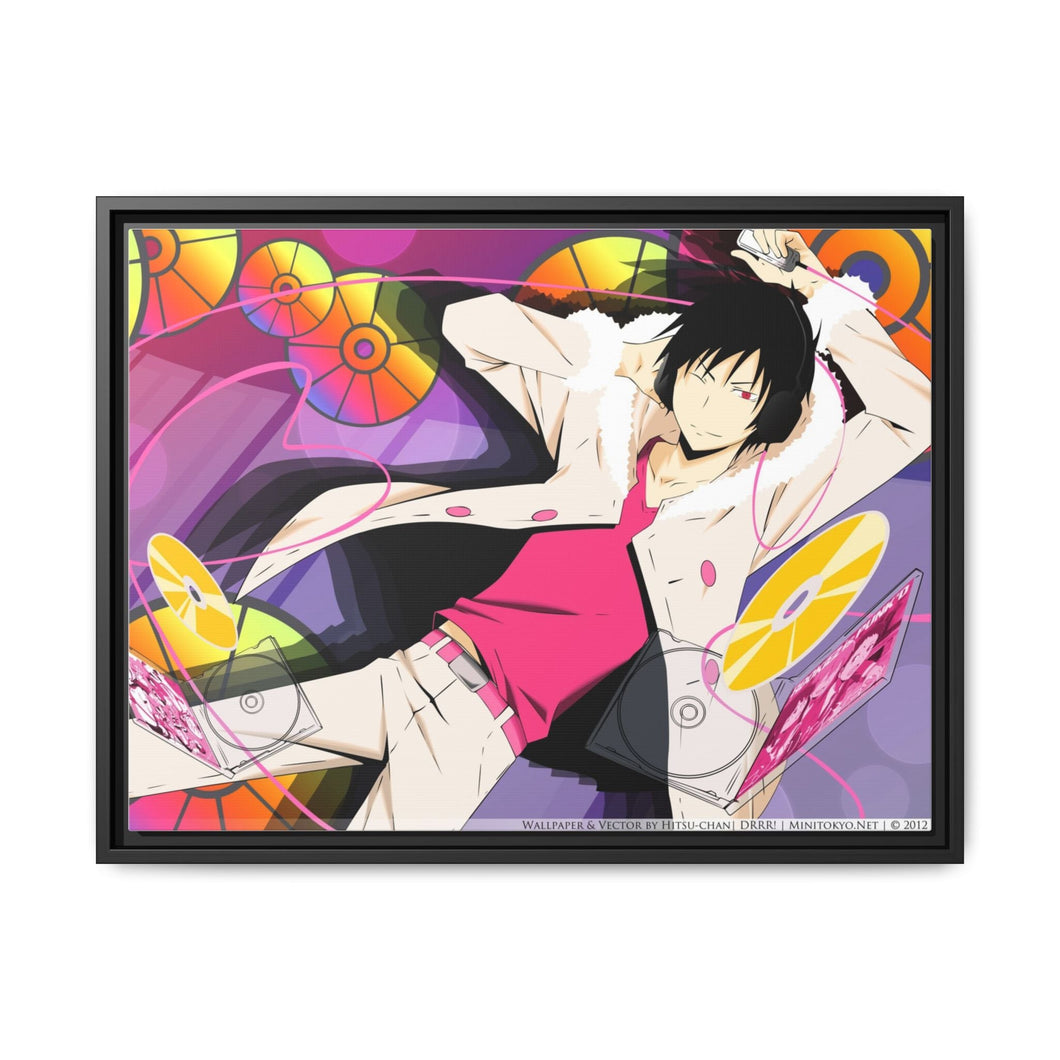 Durarara!! Izaya Orihara Canvas Framed Art Print