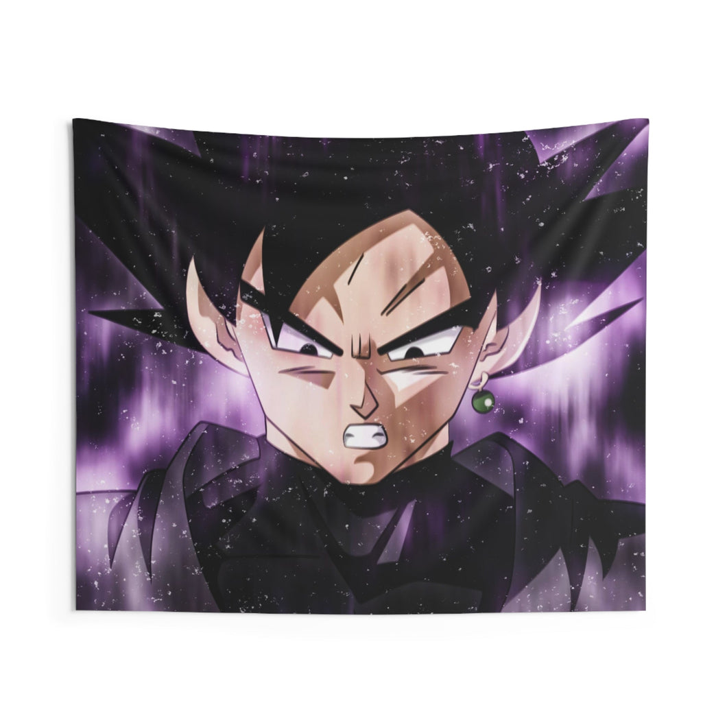 Black Indoor Wall Tapestry