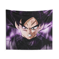 Black Indoor Wall Tapestry