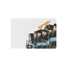 Load image into Gallery viewer, Fire Force Shinra Kusakabe, Iris, Arthur Boyle, Maki Oze, Akitaru Oubi Rug
